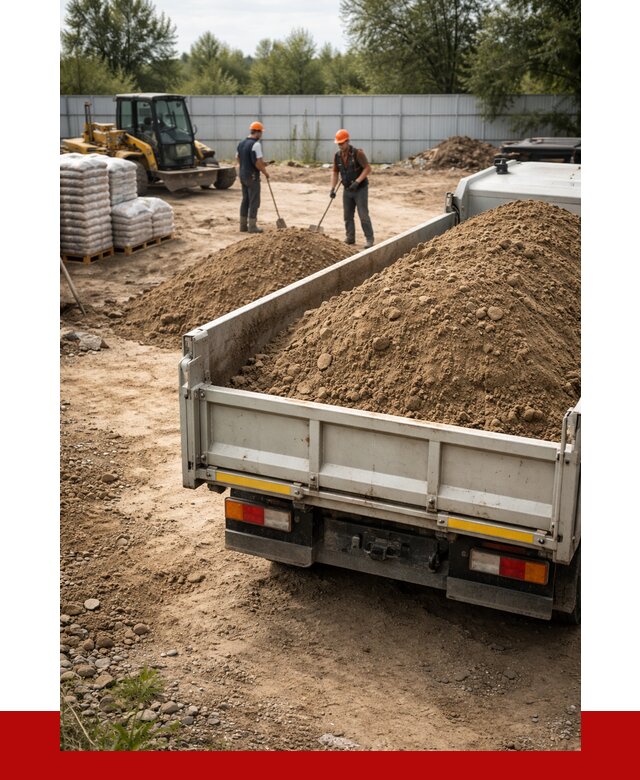 Супесь с доставкой в Котласе от 2539 р. за куб | ПРОНЕРУДКтл