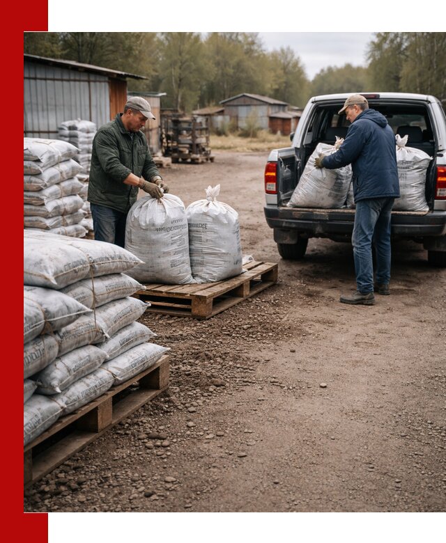 Купить конский навоз в мешках с доставкой в Котласе