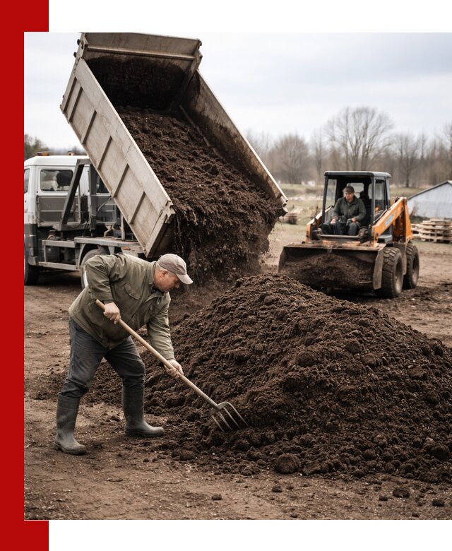 Доставка и продажа перегноя в Котласе быстро и дешево