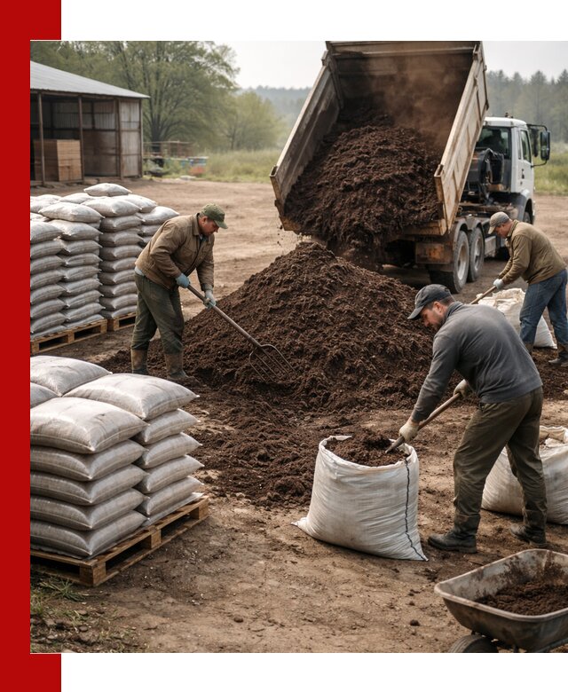 Доставка компоста оптом и в розницу в Котласе
