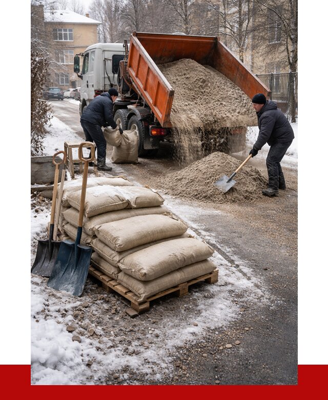 Противогололедные материалы оптом в Котласе от 4352 р. | ПРОНЕРУДКтл