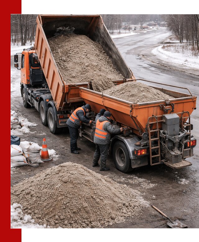 Поставка и вывоз пескосоля в Котласе оптом и в розницу