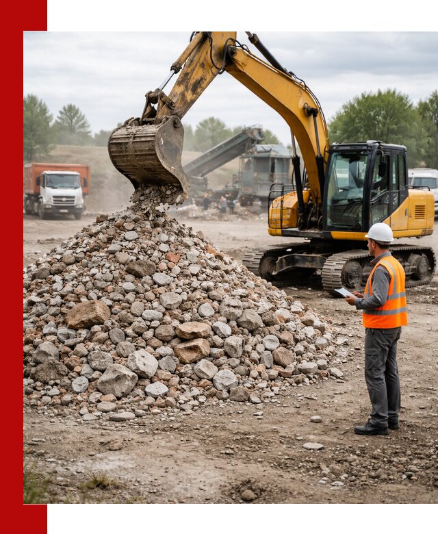 Доставка и вывоз строительного боя в Котласе