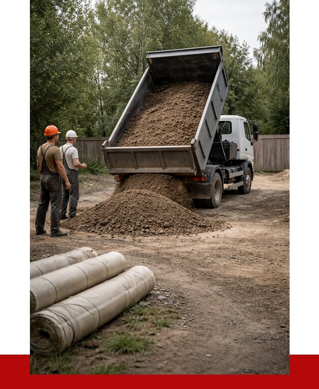 Доставка сыпучих материалов самосвалом в Котлас от 4352 р. | ПРОНЕРУДКтл