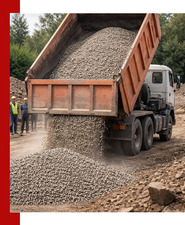 Доставка сыпучих материалов самосвалом в Котласе быстро и надежно