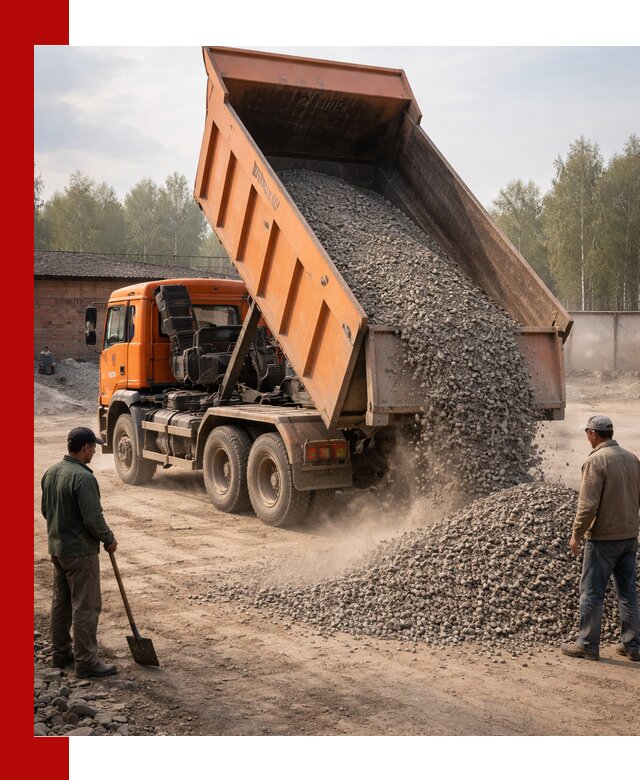 Доставка самосвалом 20 м3 в Котласе быстро и надежно