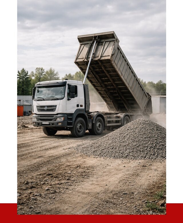 Доставка самосвалом 40 кубов в Котласе от 9327 р. | ПРОНЕРУДКтл