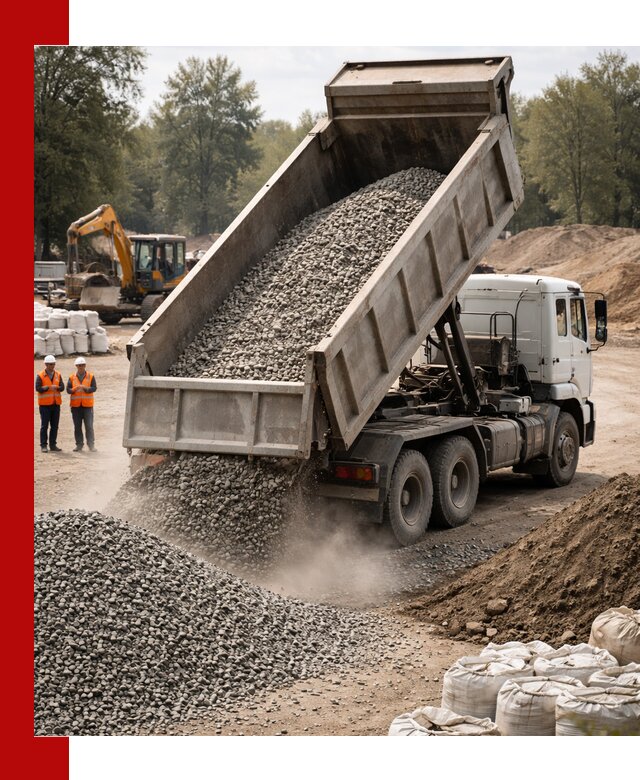 Аренда самосвала в Котласе для доставки сыпучих и нерудных материалов