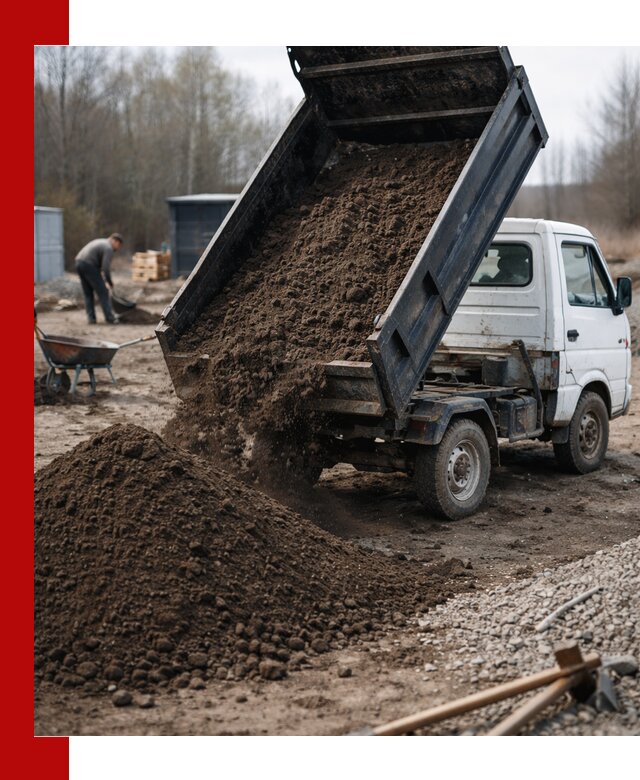 Аренда минисамосвала в Котласе для доставки сыпучих материалов