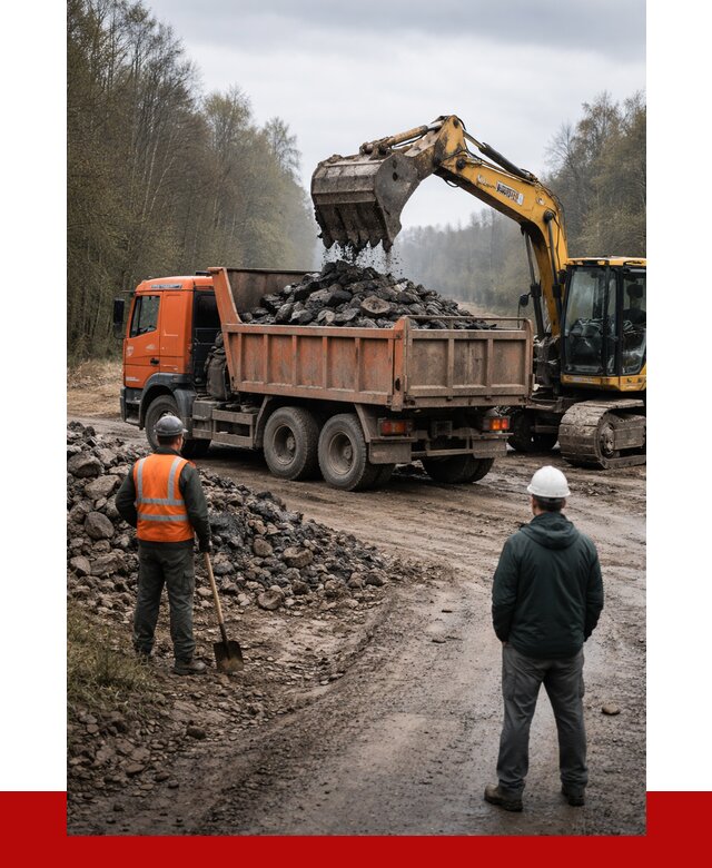 Вывоз асфальта в Котласе от 4663 р. самосвалом ПРОНЕРУДКтл