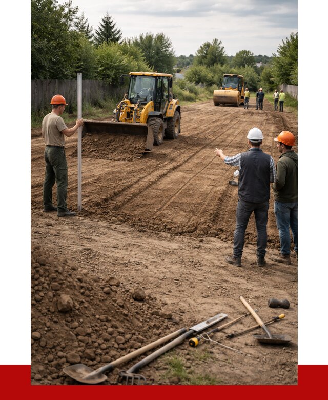 Планировка участка грунтом в Котласе от 4663 р ПРОНЕРУДКтл